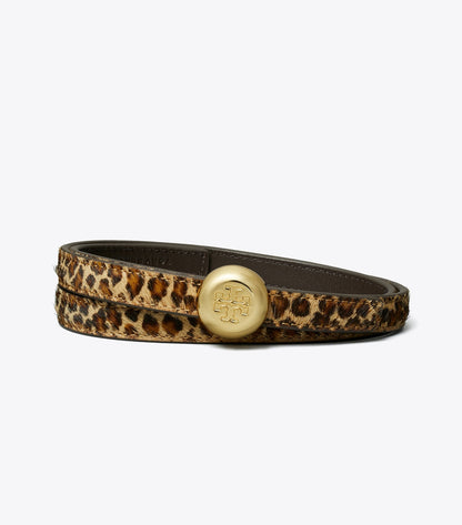 Romy Calf Hair Belt - Haircalf / John Coco | Tory Burch Latest