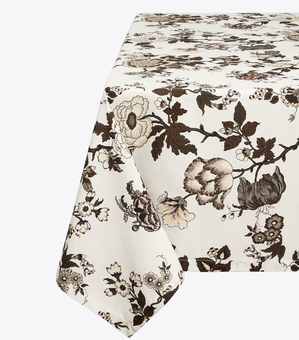 Happy Times Bouquet Square Tablecloth, 90” - Brown | Tory Burch Hot Sale
