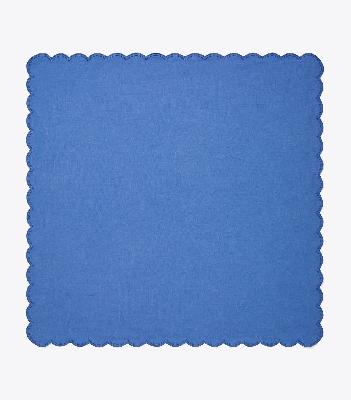 Scalloped Dinner Linen Napkin, Set of 6 - High Tide | Tory Burch Trusted
