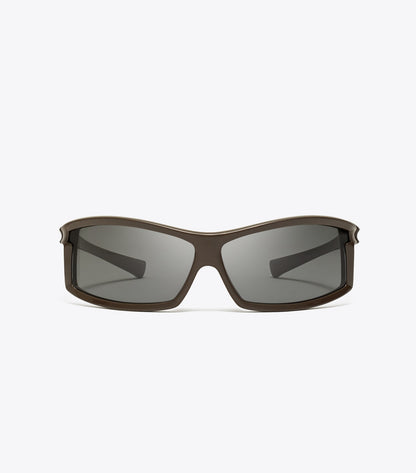Eleanor Runway Sunglasses - Brown/Dark Grey | Tory Burch Popular