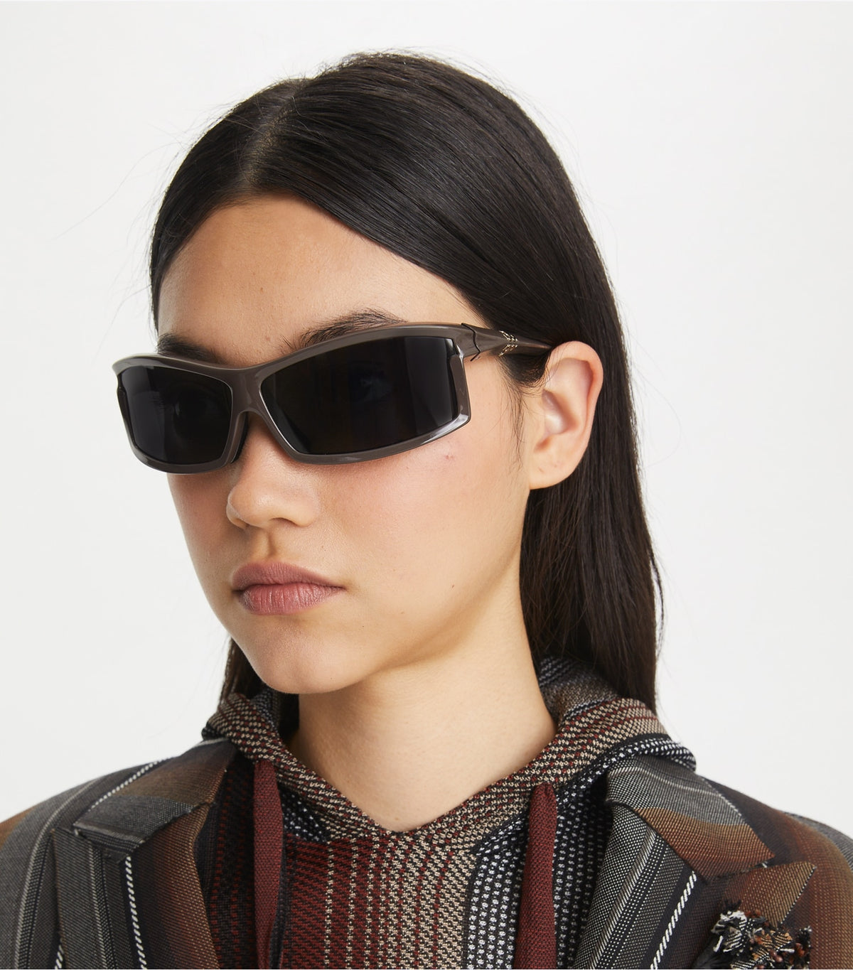 Eleanor Runway Sunglasses - Brown/Dark Grey | Tory Burch Popular