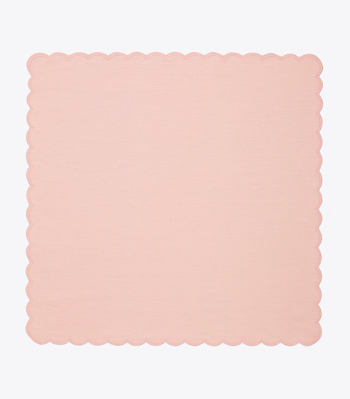 Scalloped Dinner Linen Napkin, Set of 6 - Petal Pink | Tory Burch Best Seller