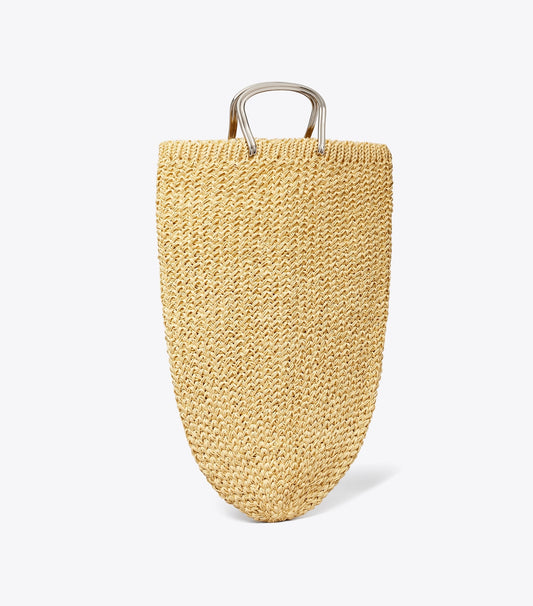 Large Crocheted Tote - Natural | Tory Burch New