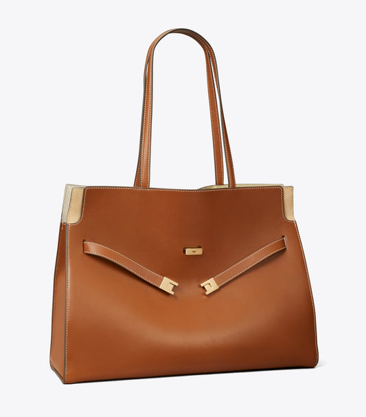 Lee Radziwill Tote - Aged Tan | Tory Burch Best Seller