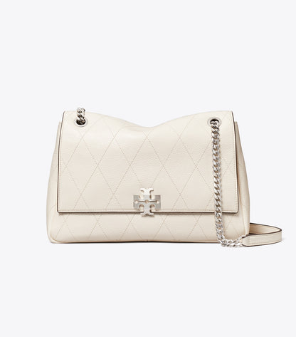 Charlie Quilted Shoulder Bag - Light Cream | Tory Burch Essential