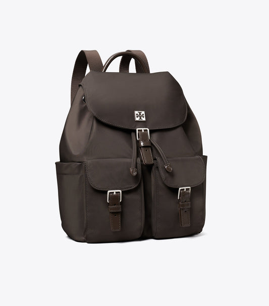Virginia Backpack - Dark Brown | Tory Burch Trusted