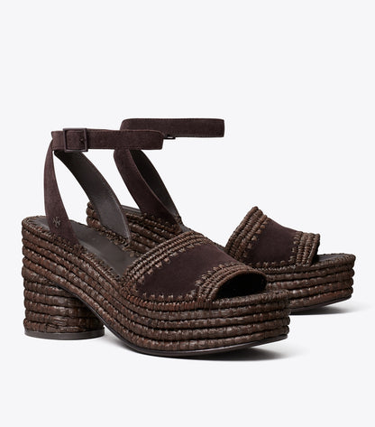 Woven Platform Sandal - Coco | Tory Burch Best Price