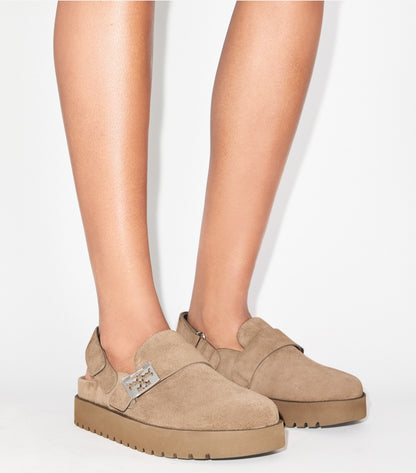Mellow Sport Mule - River Rock / Silver | Tory Burch Best Price