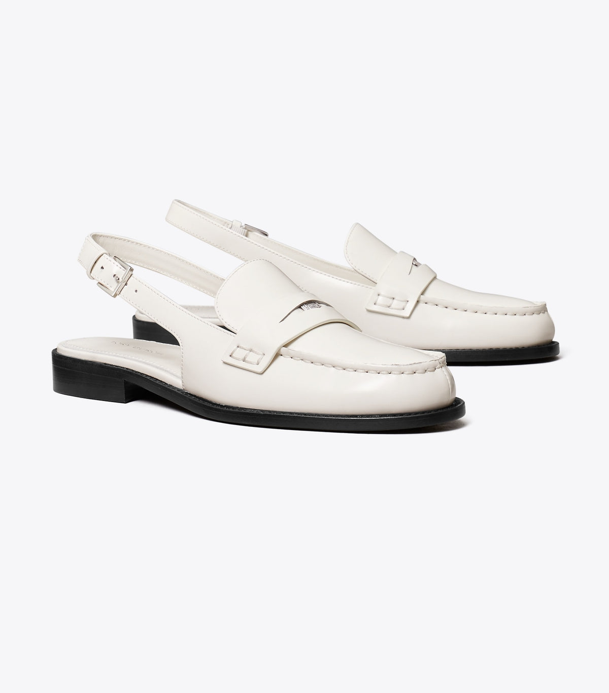 Classic Penny Slingback - Tresor White | Tory Burch Sale