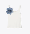 White / Misty Blue
