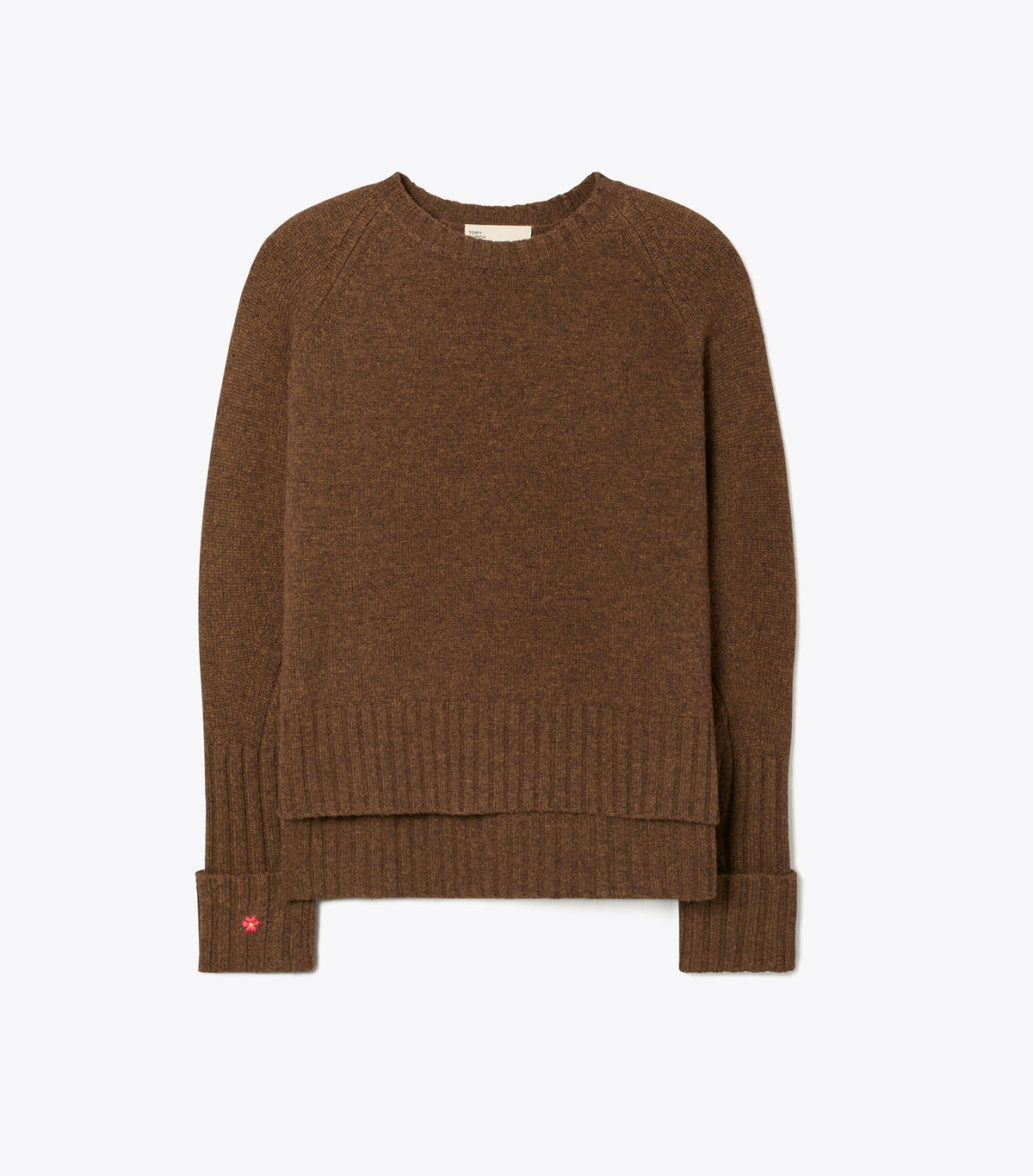 Merino Wool Sweater - Dark Roast | Tory Burch Best Seller