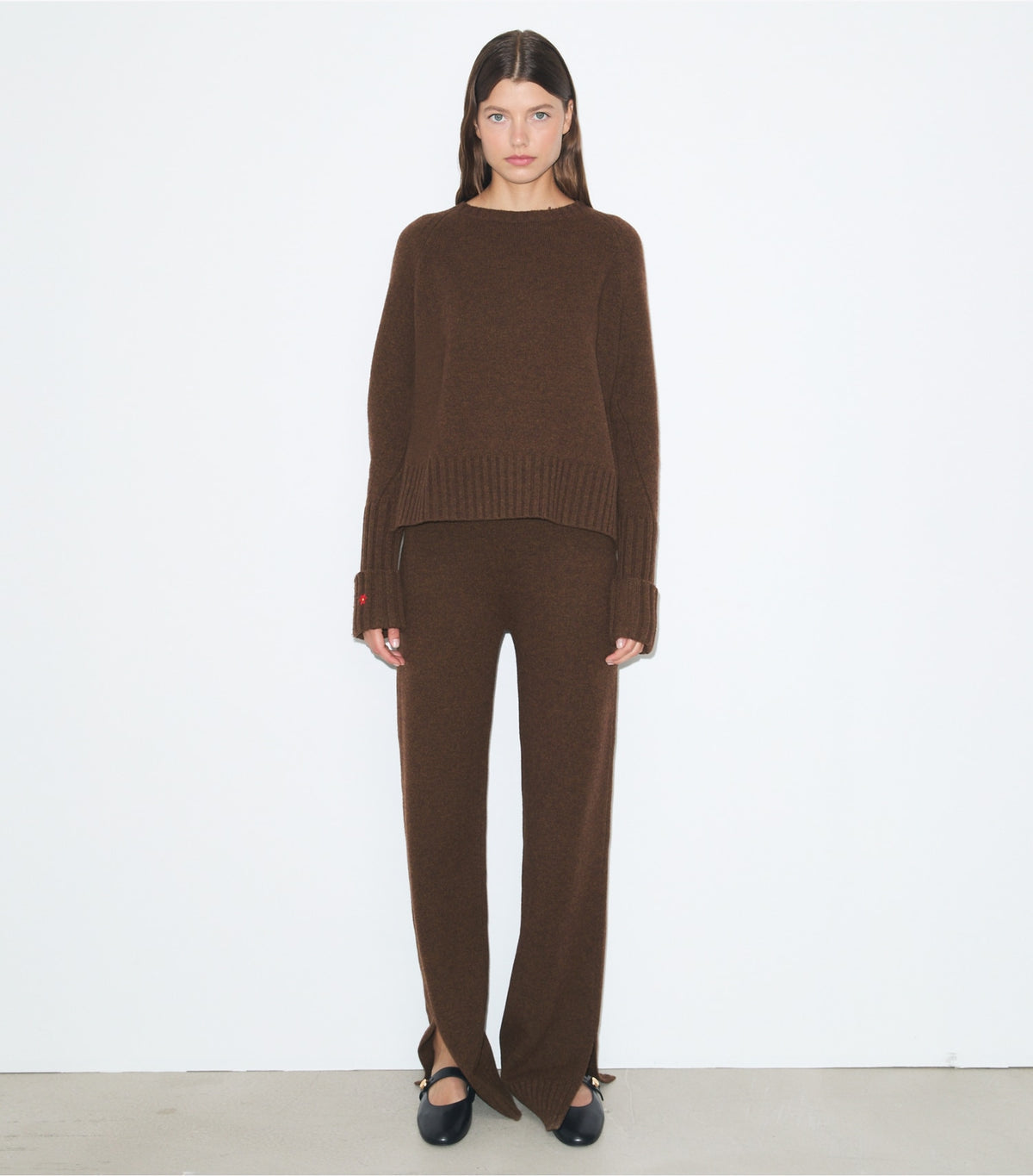 Merino Wool Sweater - Dark Roast | Tory Burch Best Seller