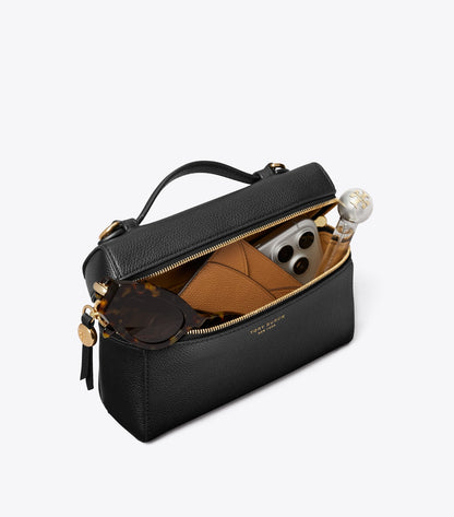Romy Slim Top Handle Bag - Black | Tory Burch Best Price