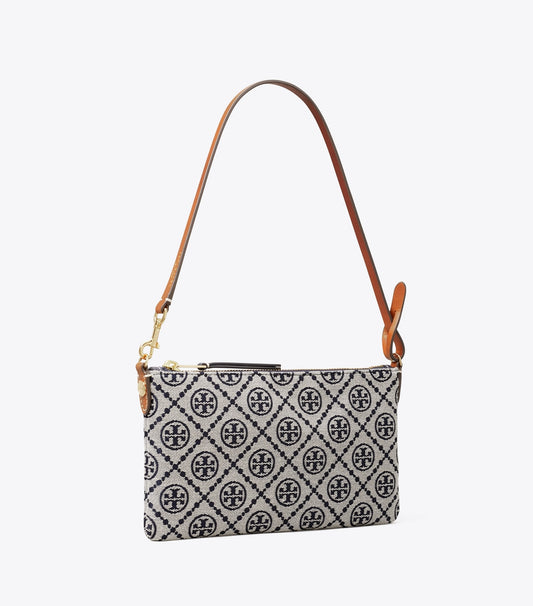 T Monogram Pochette - Tory Navy | Tory Burch Best Price