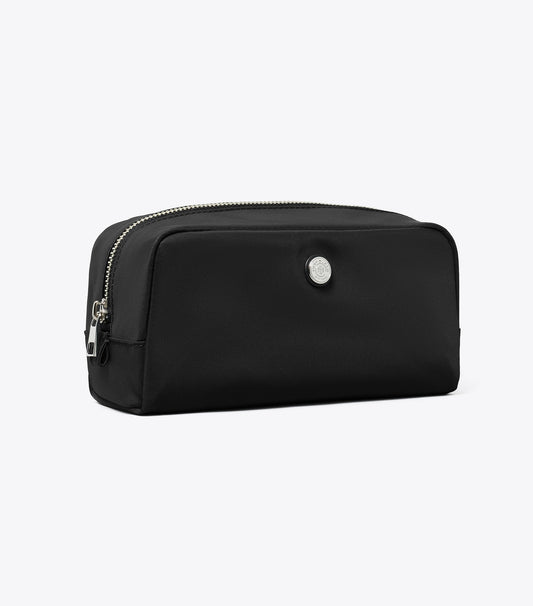 Medium Twist Cosmetic Case - Black | Tory Burch Top Pick