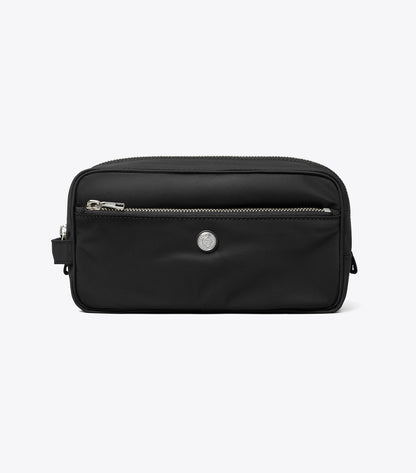 Large Twist Cosmetic Case - Black | Tory Burch New