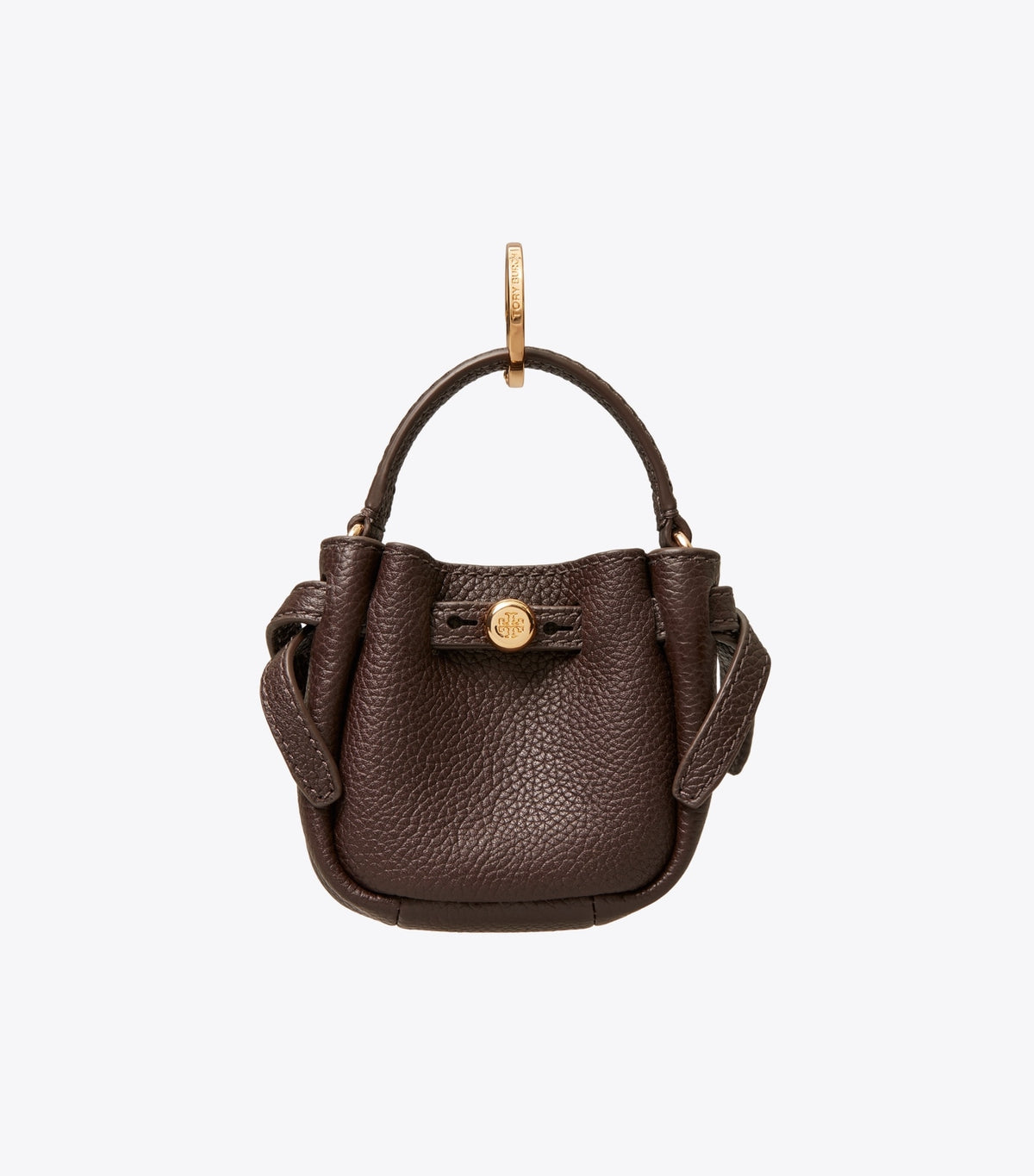 Romy Bucket Bag Charm - Deep Brown | Tory Burch Sale