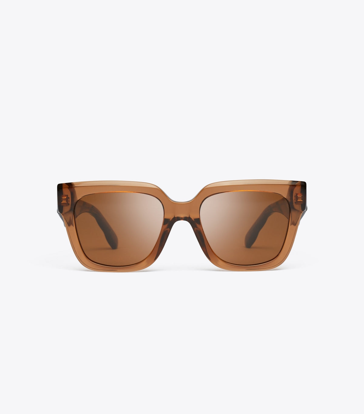 Kira Square Sunglasses - Transparent Whiskey | Tory Burch Best Seller