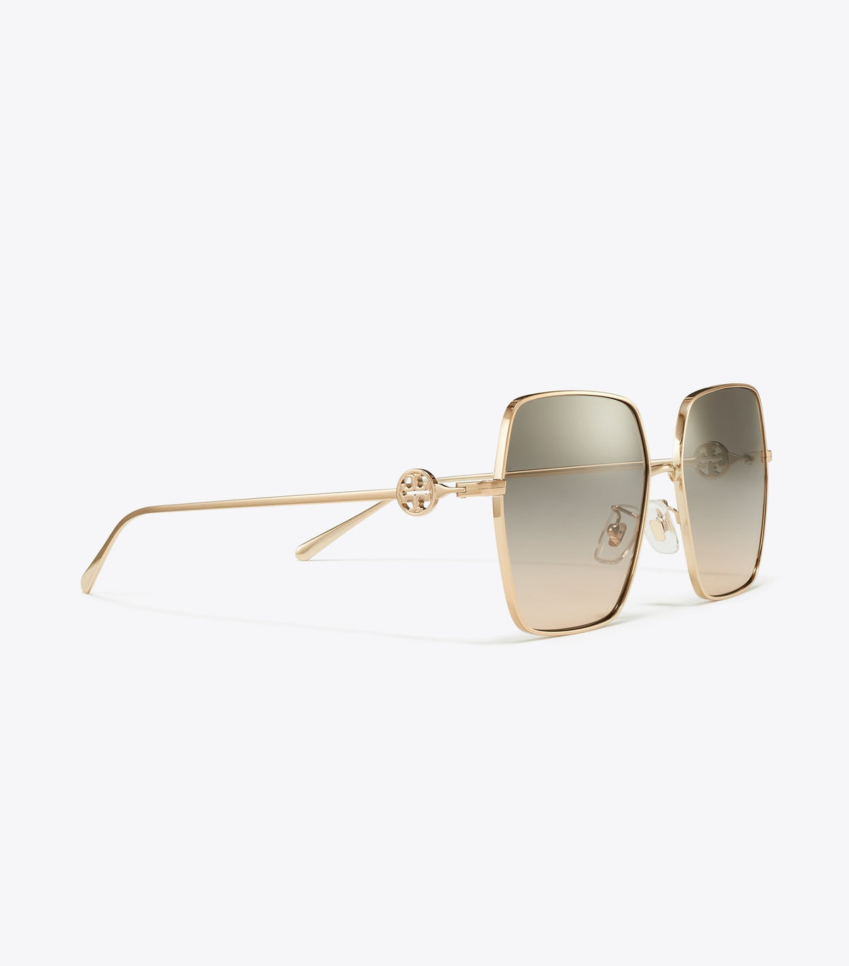 Miller Oversized Square Sunglasses - Light Rose Gold/Light Brown Gradient | Tory Burch Top Pick