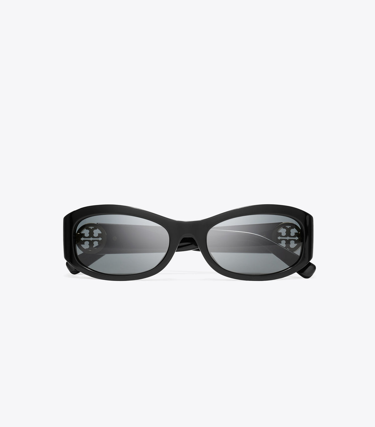 Miller Rectangle Sunglasses - Black/Dark Gray | Tory Burch Popular