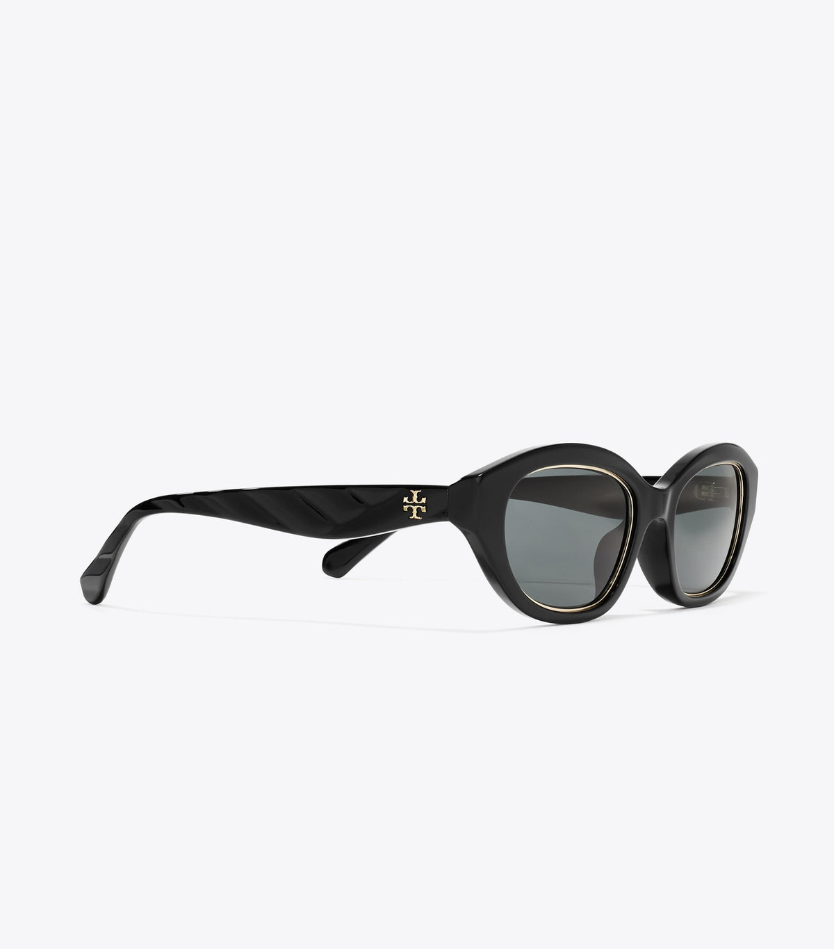 Kira Cat-Eye Sunglasses - Black/Dark Gray | Tory Burch Recommended