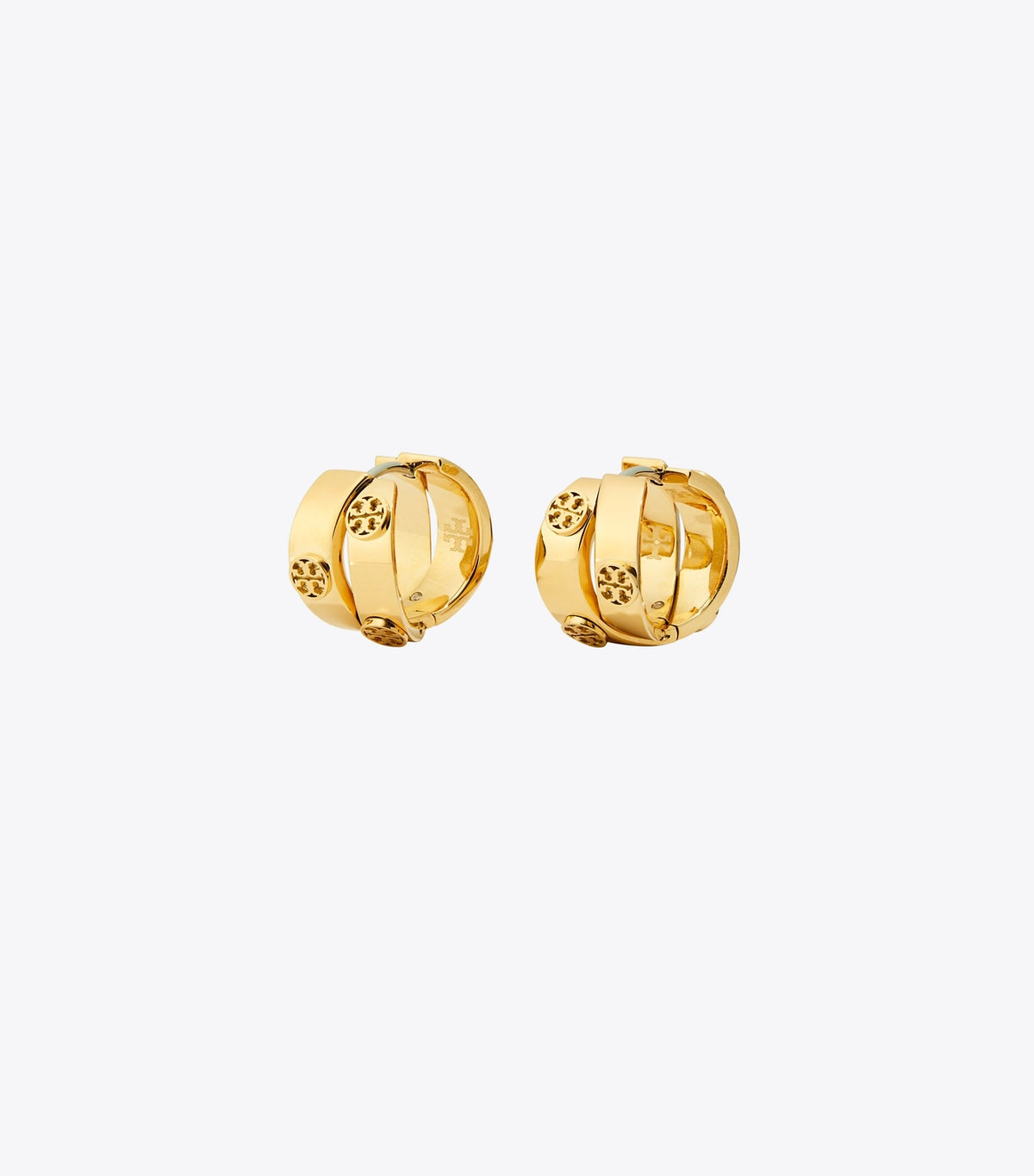 Icon Double Hoop Earrings - Tory Gold | Tory Burch Popular