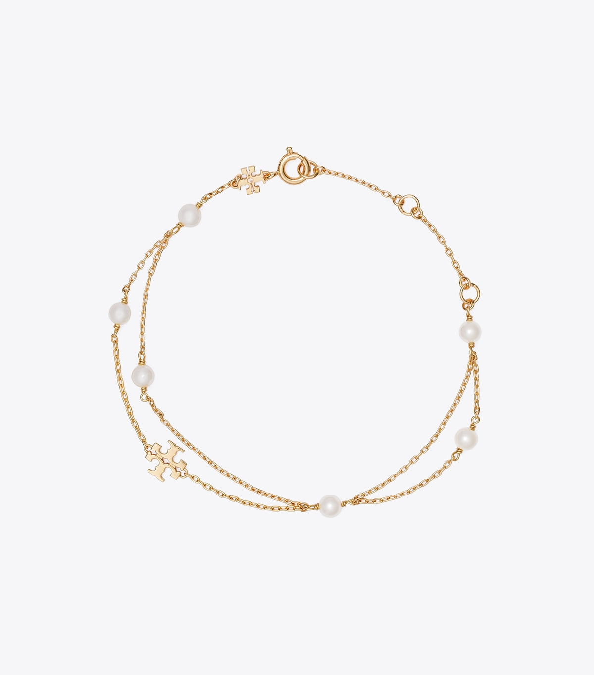 Moondance Layered Pearl Bracelet - Tory Gold / Cream | Tory Burch Best Price