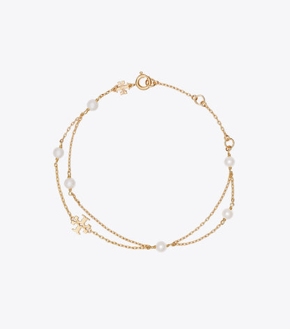 Moondance Layered Pearl Bracelet - Tory Gold / Cream | Tory Burch Best Price