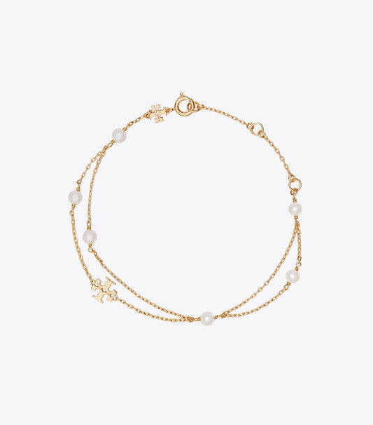 Moondance Layered Pearl Bracelet - Tory Gold / Cream | Tory Burch Best Price