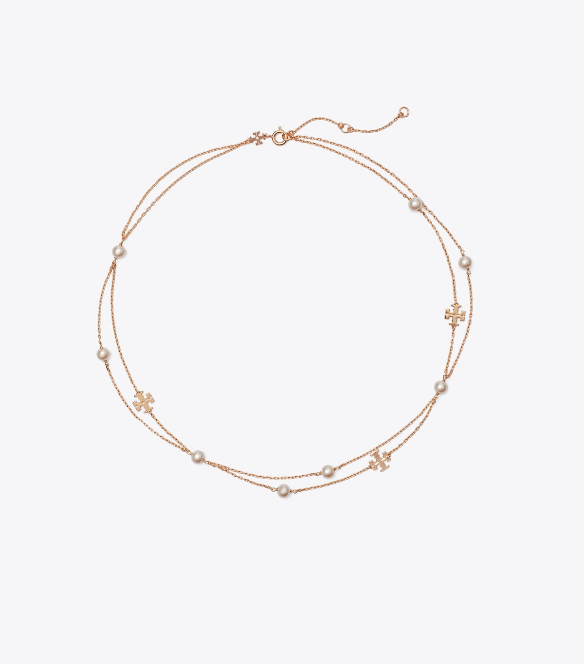 Moondance Layered Pearl Necklace - Tory Gold / Cream | Tory Burch New