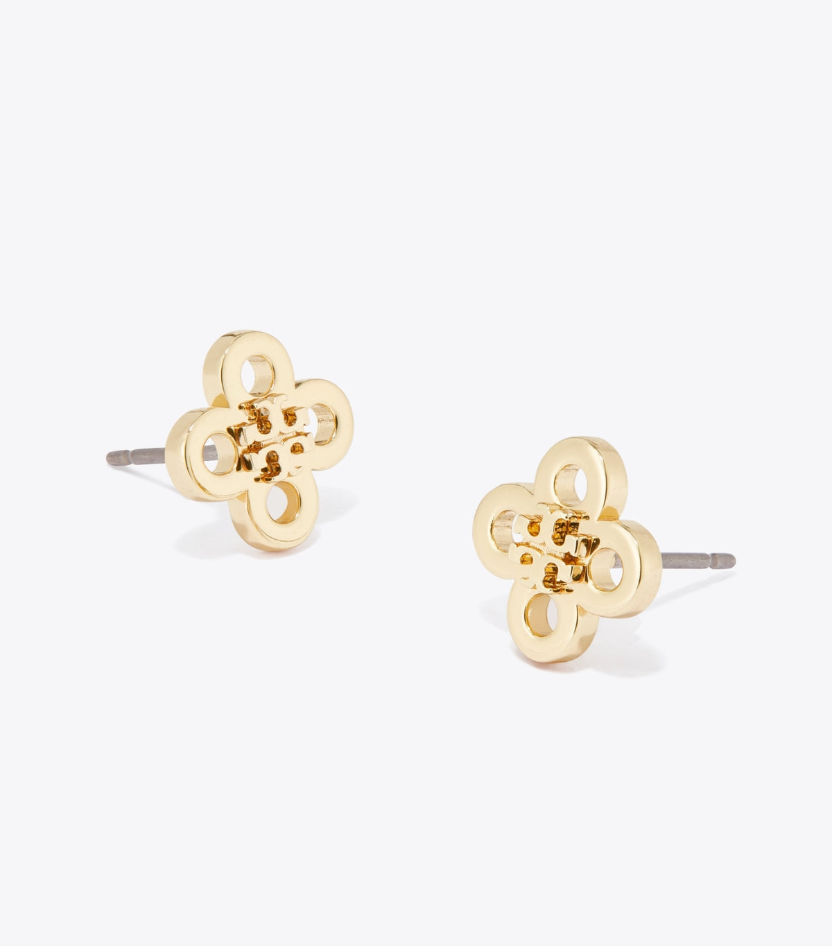 Forget Me Not Clover Stud Earring - Tory Gold | Tory Burch Sale