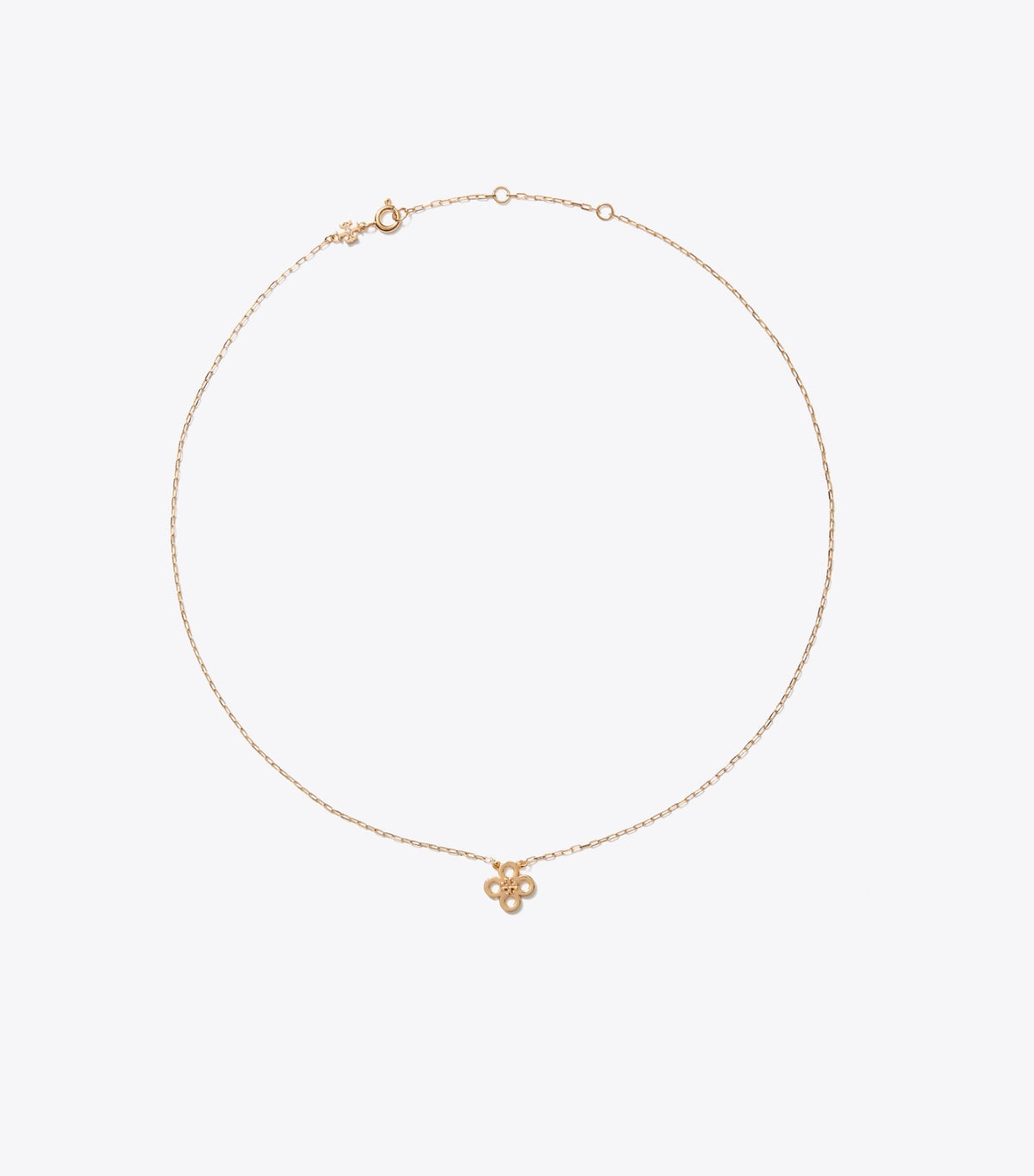 Forget Me Not Clover Pendant Necklace - Tory Gold | Tory Burch Featured