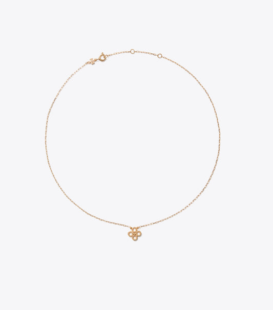 Forget Me Not Clover Pendant Necklace - Tory Gold | Tory Burch Featured