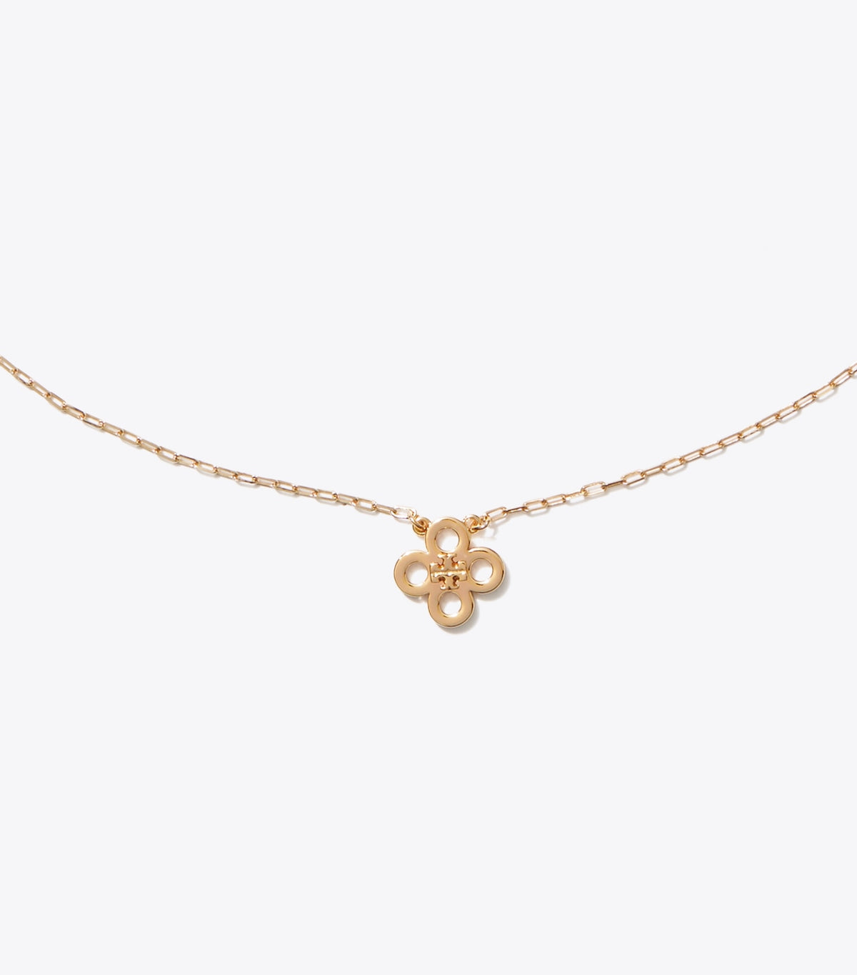 Forget Me Not Clover Pendant Necklace - Tory Gold | Tory Burch Featured