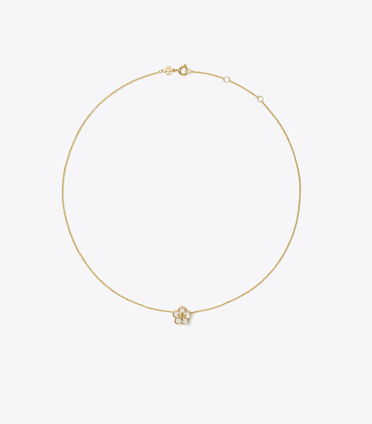 Forget Me Not Pendant Necklace - Tory Gold / Mother Of Pearl | Tory Burch Latest