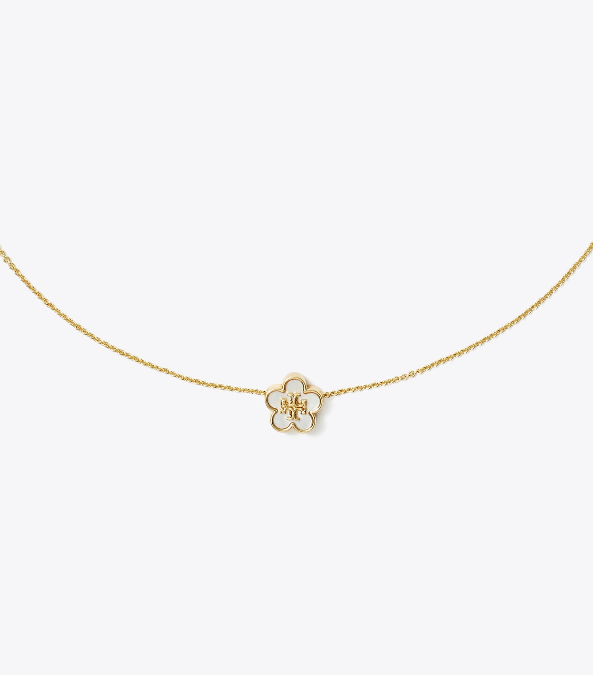 Forget Me Not Pendant Necklace - Tory Gold / Mother Of Pearl | Tory Burch Latest