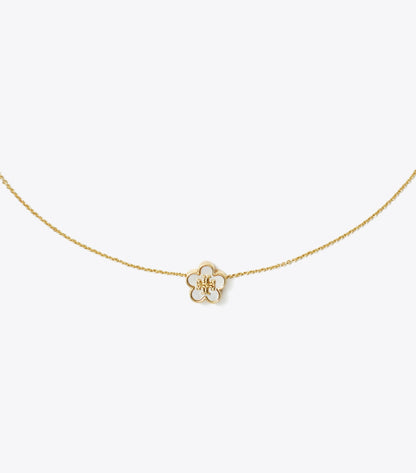 Forget Me Not Pendant Necklace - Tory Gold / Mother Of Pearl | Tory Burch Latest