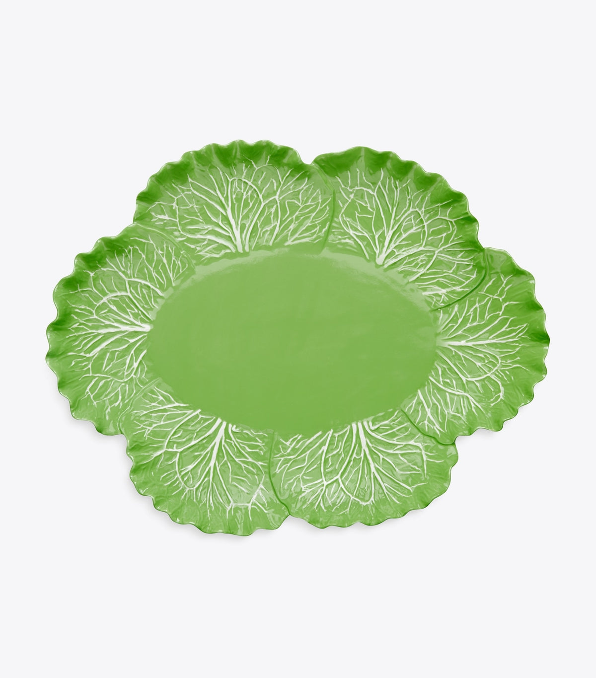 Lettuce Ware Oval Serving Platter - Green | Tory Burch Popular