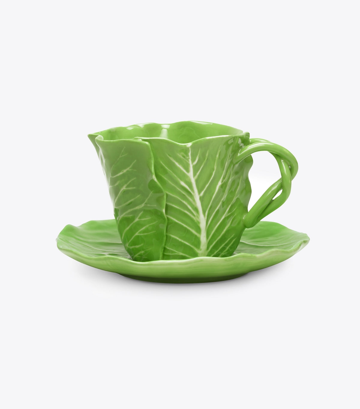 Lettuce Ware Cup & Saucer, Set of 2 - Green | Tory Burch Recommended