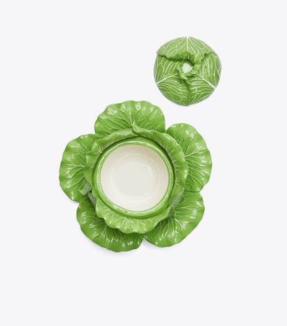 Lettuce Ware Covered Tureen - Green | Tory Burch Great Value