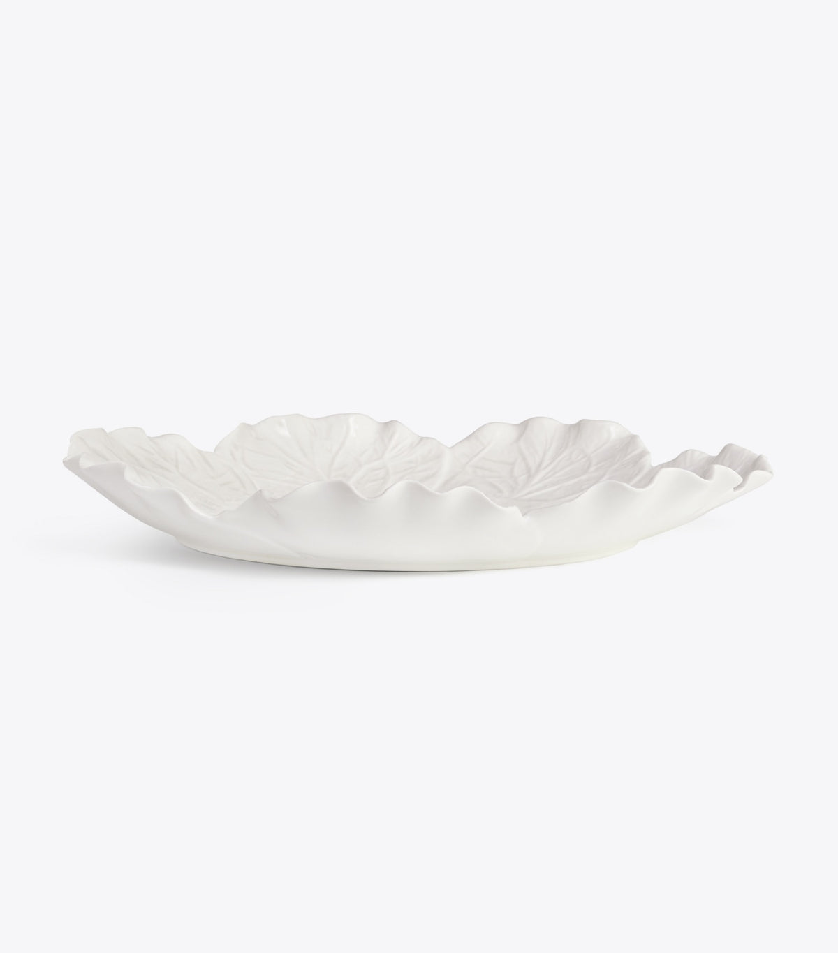 Lettuce Ware Round Serving Platter - White | Tory Burch Great Value
