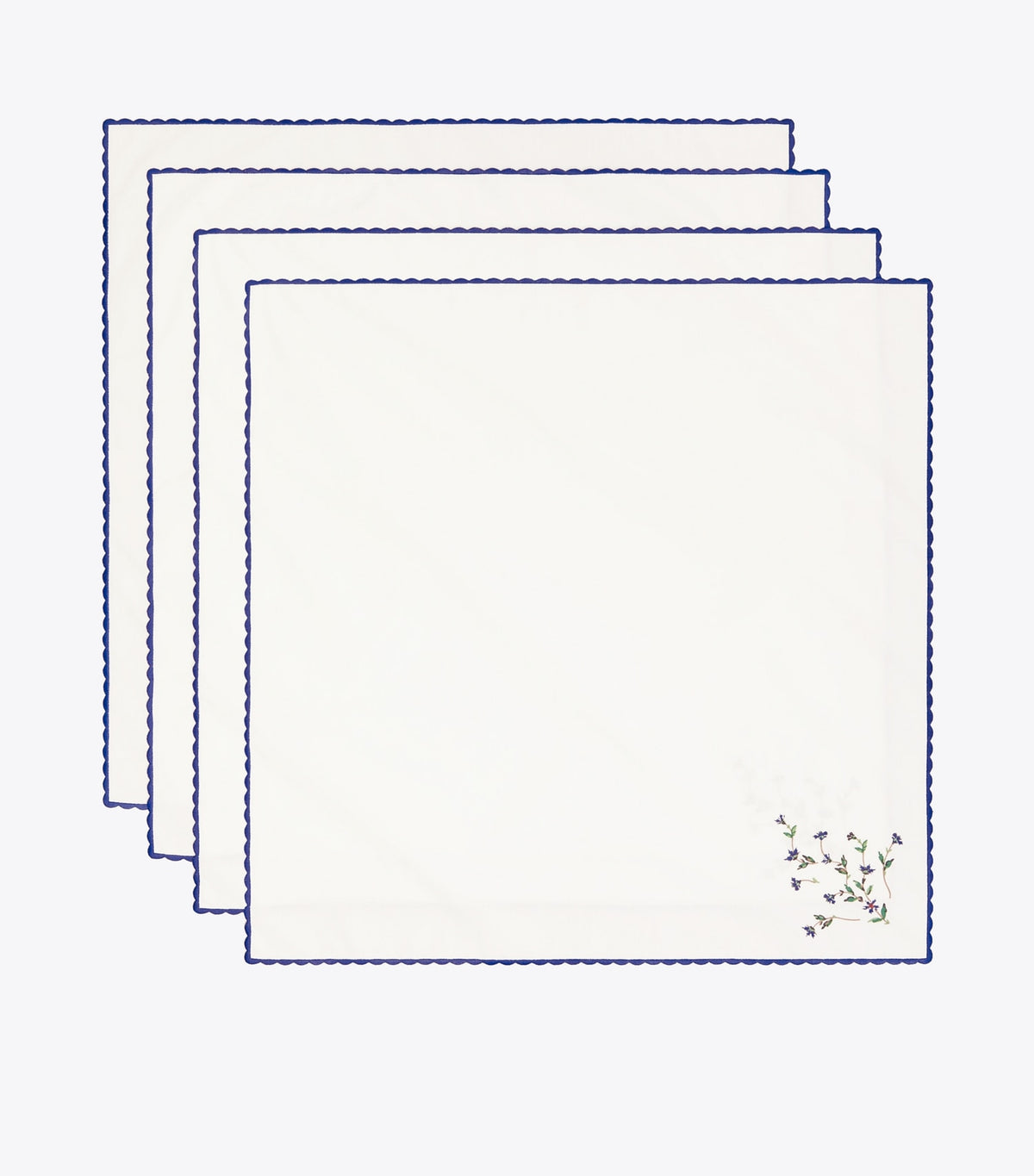 Jolie Fleur Embroidered Napkin, Set of 4 - New Ivory | Tory Burch Popular