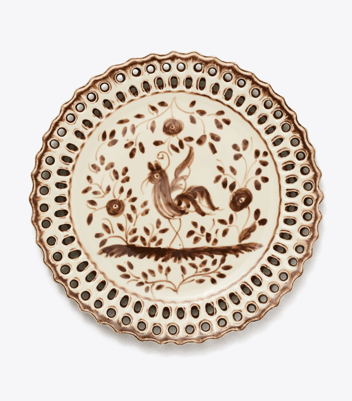 Oiseau Salad Plate, Set Of 4 - Brown | Tory Burch Discount