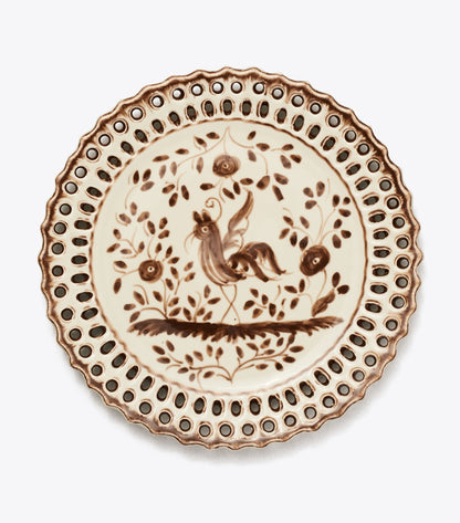 Oiseau Salad Plate, Set Of 4 - Brown | Tory Burch Discount