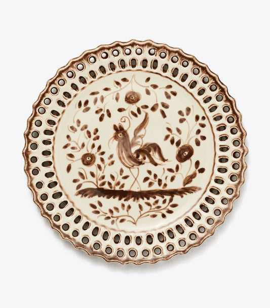 Oiseau Salad Plate, Set Of 4 - Brown | Tory Burch Discount
