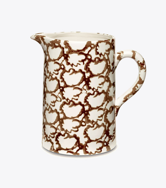 Spongeware Pitcher - Brown/Smoke Ring | Tory Burch Great Value