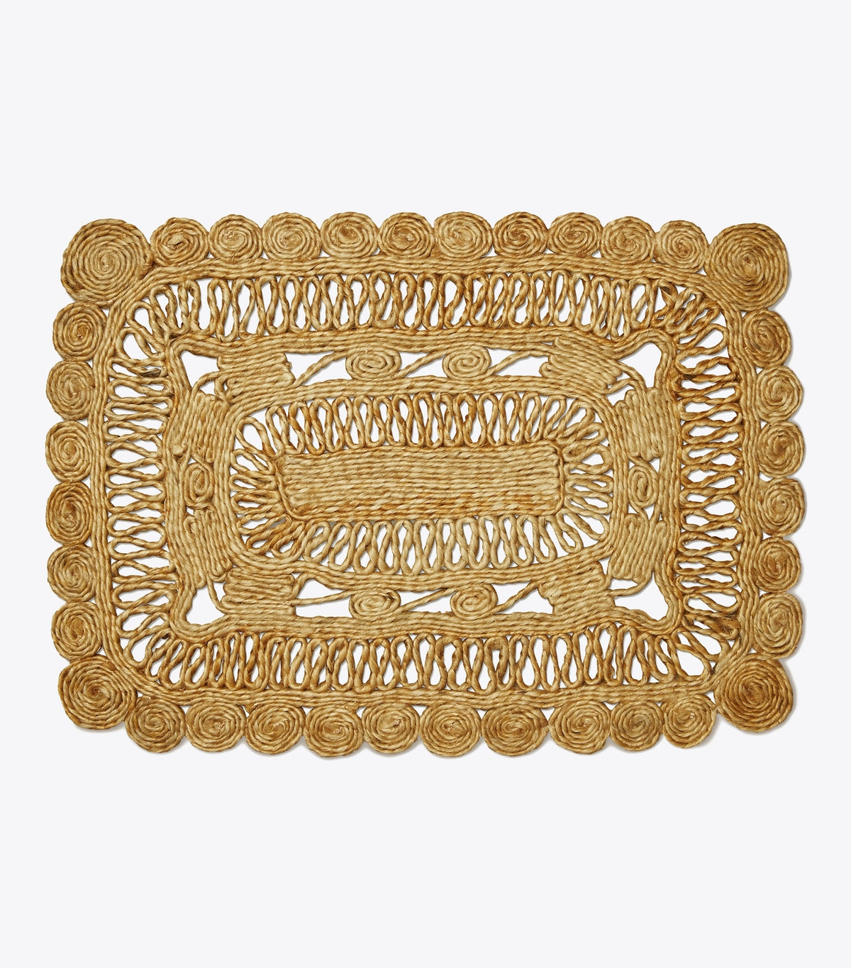Rectangle Jute Placemat, Set of 4 - Natural | Tory Burch New