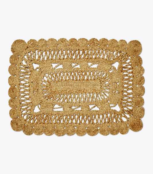 Rectangle Jute Placemat, Set of 4 - Natural | Tory Burch New