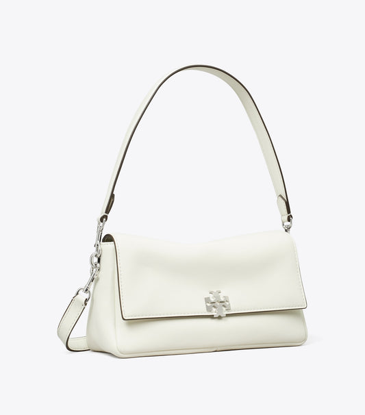 Small Charlie Shoulder Bag - Bianco | Tory Burch Trusted