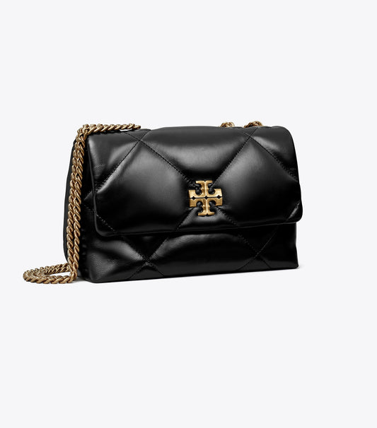 Small Kira Diamond Quilt Shoulder Bag - Black | Tory Burch New